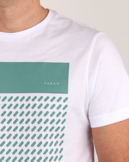 Farah Chestering T-Shirt Weiß