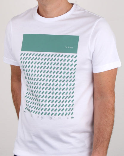 Farah Chestering T-Shirt Weiß