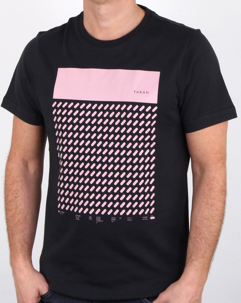 Farah Chestering T-Shirt Tiefschwarz