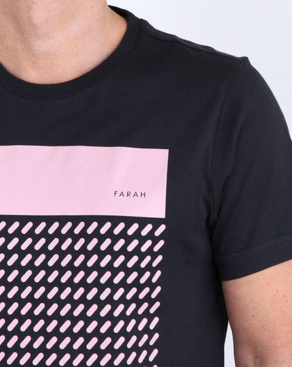Farah Chestering T-Shirt Tiefschwarz