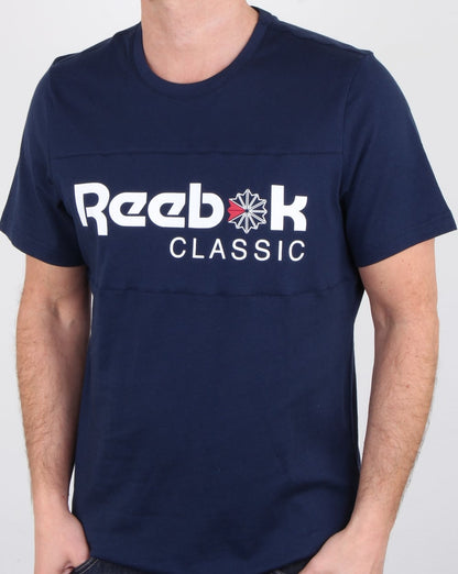 Reebok Franchise Iconic T-Shirt Marineblau