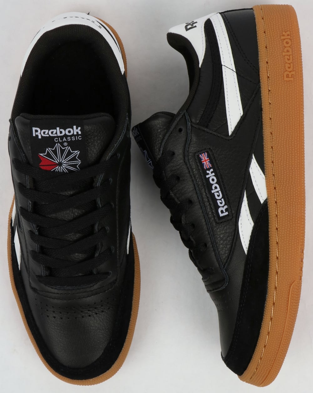 Reebok Revenge Plus Gum Sneakers Schwarz/Weiß/Gummi