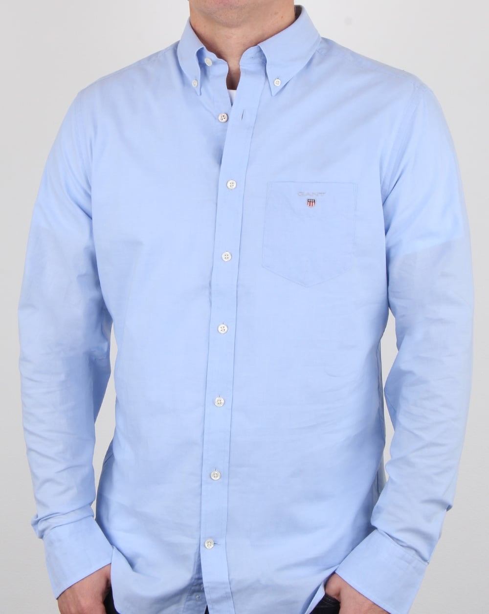 Gant Broadcloth Shirt Hamptons Blue