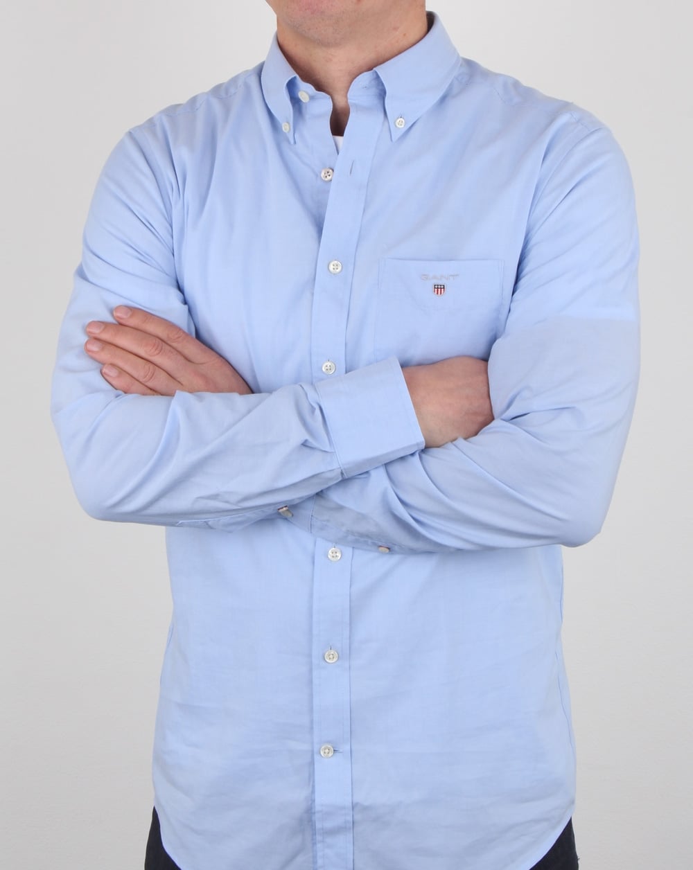 Gant Broadcloth Shirt Hamptons Blue