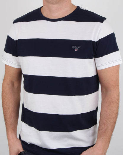 Gant Barstripe T-Shirt Eierschalenfarben