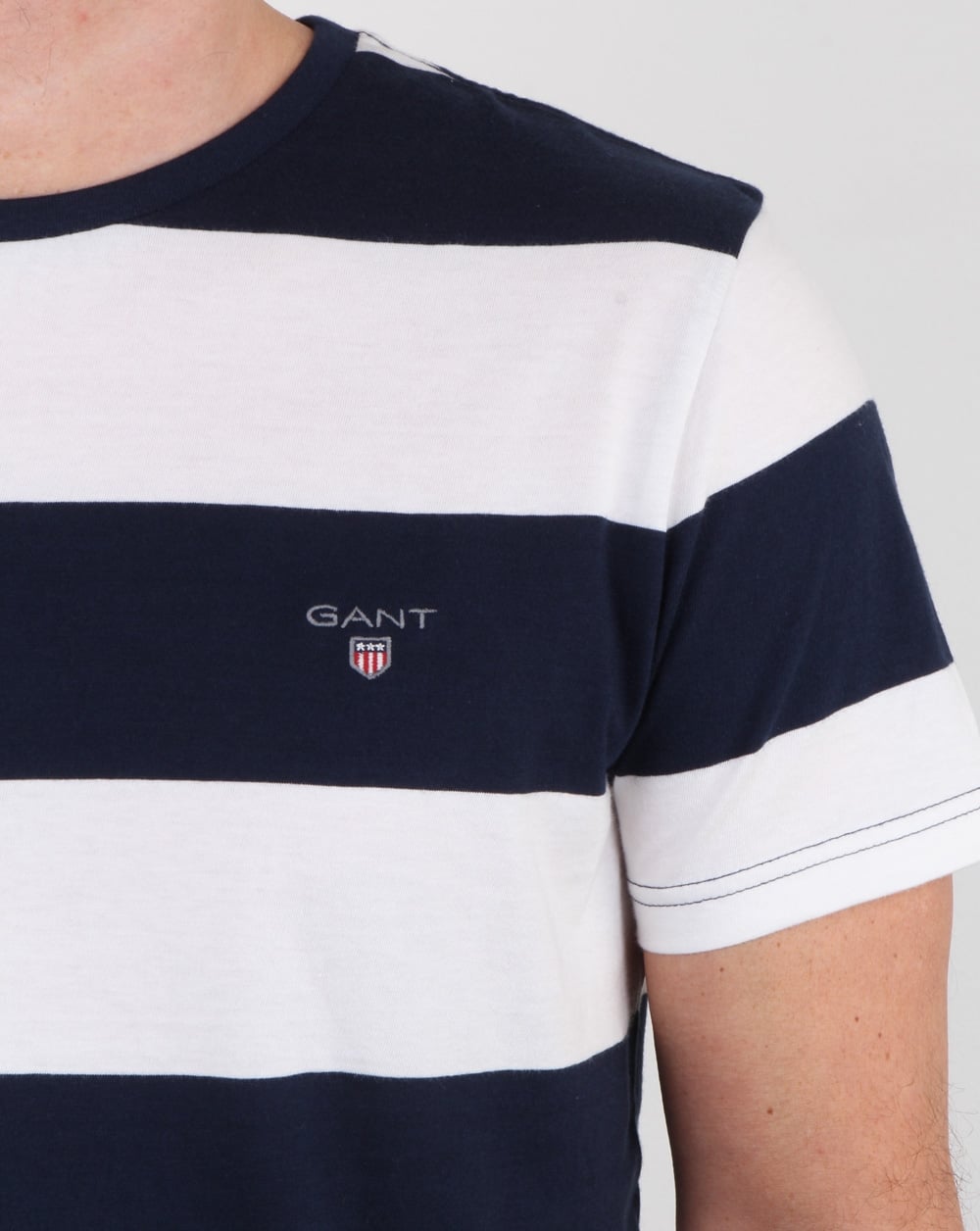 Gant Barstripe T-Shirt Eierschalenfarben