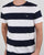 Gant Barstripe T Shirt Eggshell