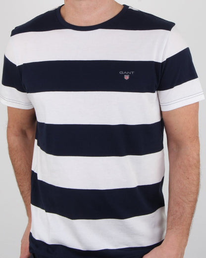 Gant Barstripe T-Shirt Eierschalenfarben