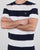 Gant Barstripe T Shirt Eggshell