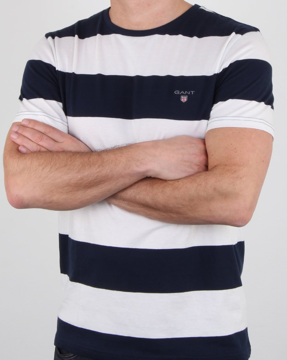 Gant Barstripe T-Shirt Eierschalenfarben