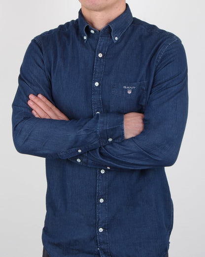 Gant Dunkel Indigo Hemd