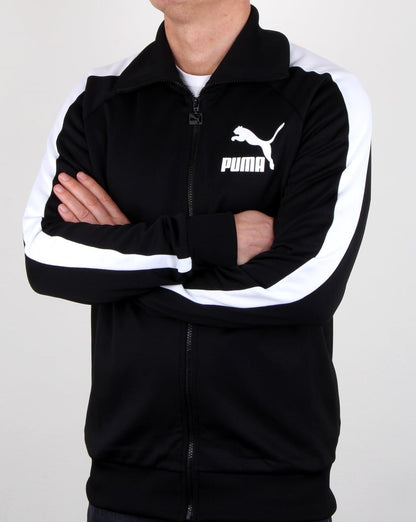 Puma T7 Vintage Trainingsjacke Schwarz/Weiß
