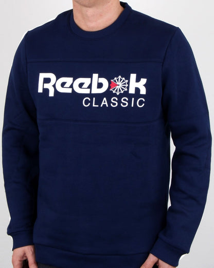Reebok Iconic Crew Sweatshirt Marineblau