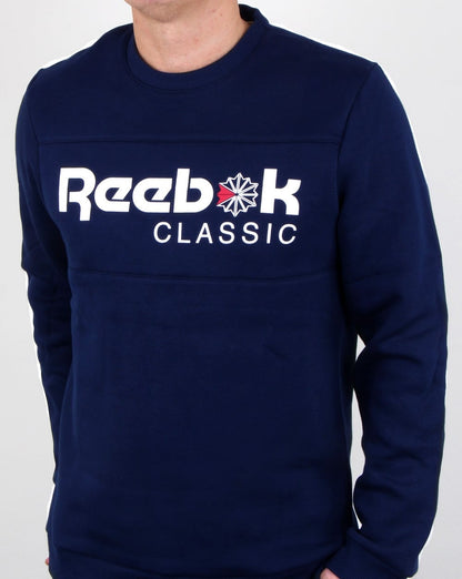 Reebok Iconic Crew Sweatshirt Marineblau