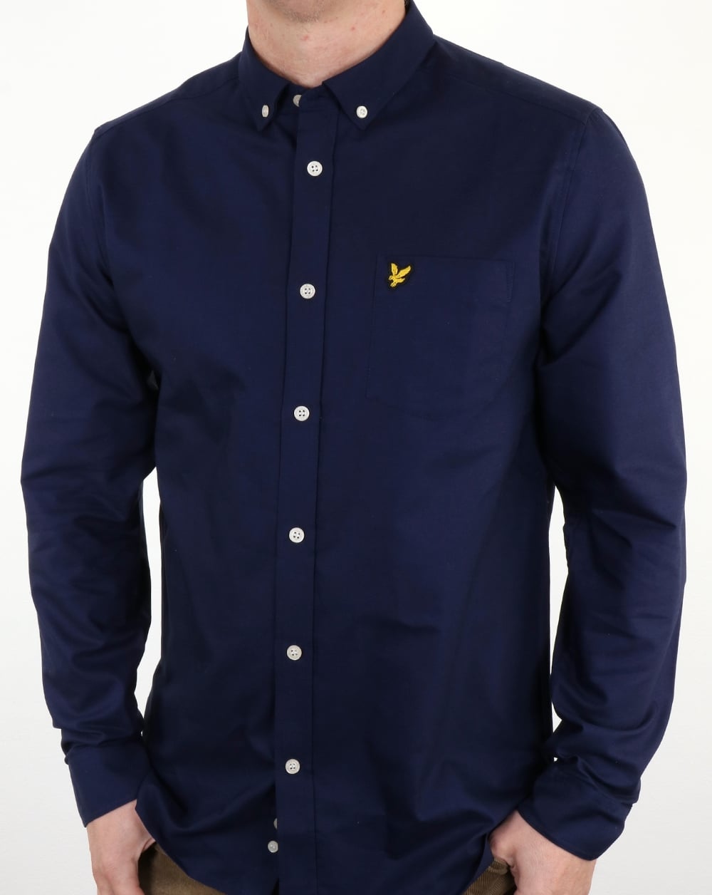 Lyle And Scott Oxford-Hemd, Marineblau