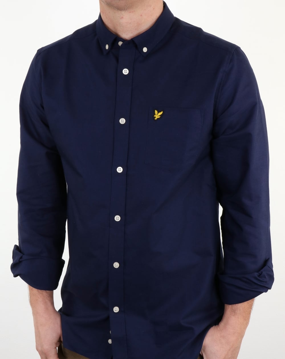 Lyle And Scott Oxford-Hemd, Marineblau