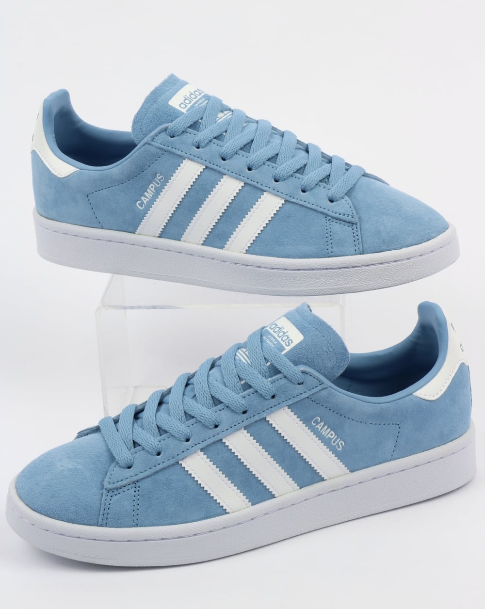 Adidas Campus Trainers Sky Blue/White