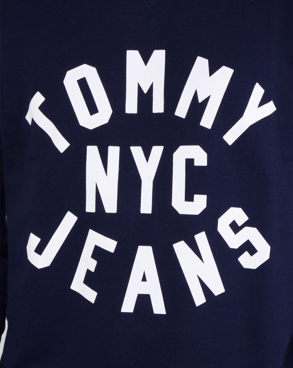 Tommy Hilfiger – Sweatshirt mit NYC-Logo in Marineblau