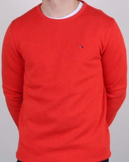 Tommy Hilfiger Baumwollfleece-Sweatshirt Orange