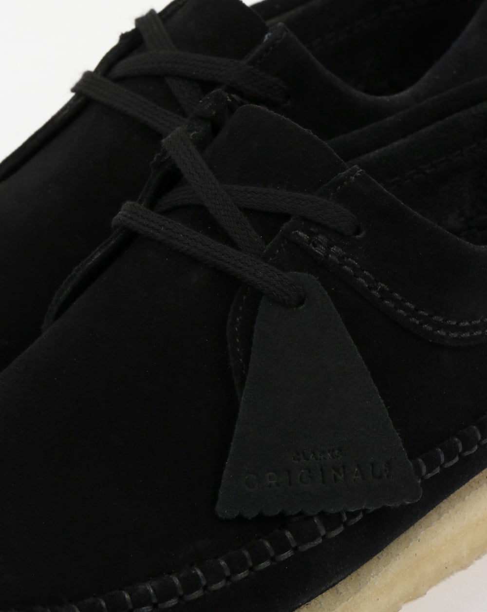 Clarks Originals Weaver Wildlederschuhe Schwarz