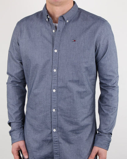Tommy Hilfiger Oxford-Hemd aus Baumwolle, Marineblau