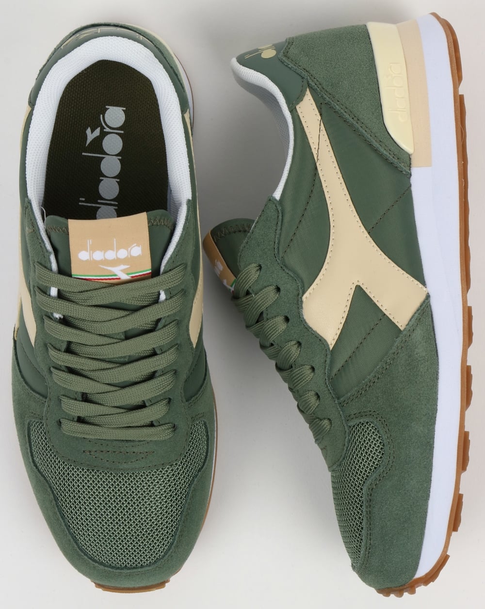 Diadora Camaro Sneakers Ulmengrün/Sand