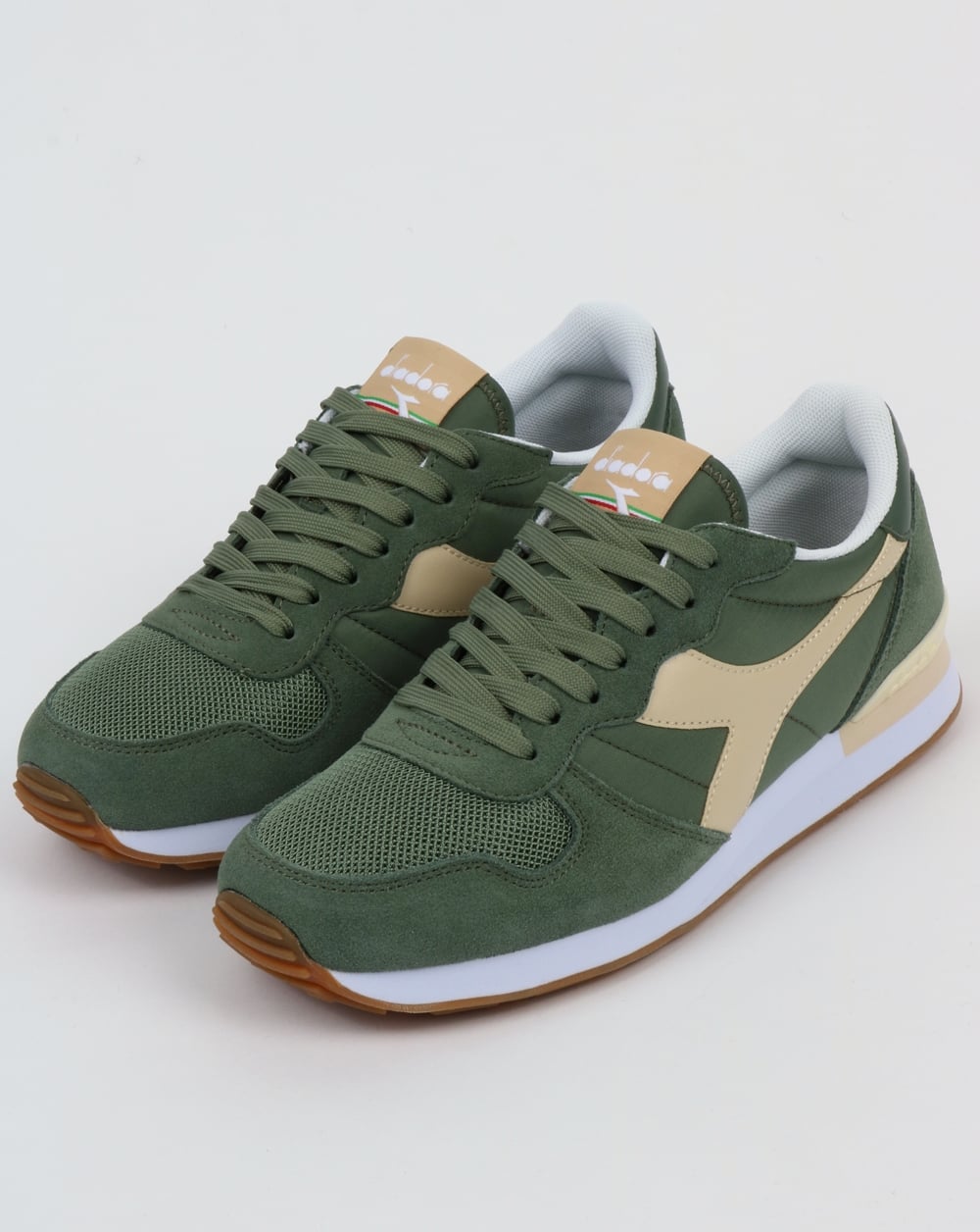 Diadora Camaro Trainers Elm Green/Sand