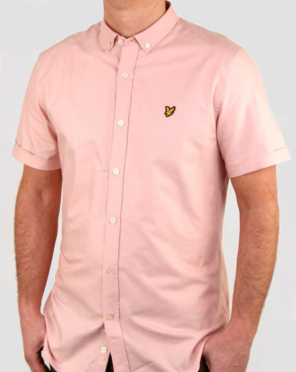 Lyle And Scott – SS Oxford-Hemd in Altrosa