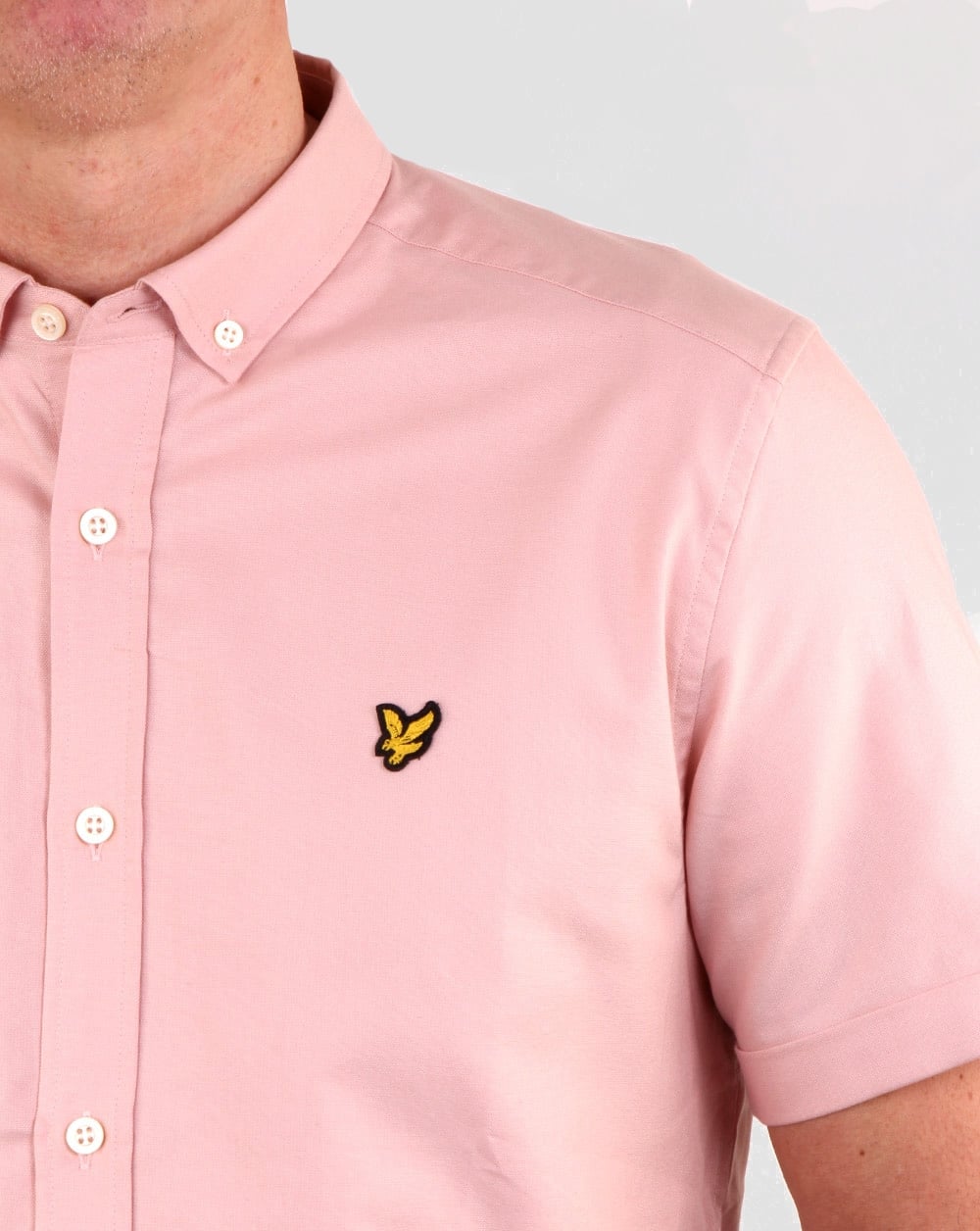 Lyle And Scott – SS Oxford-Hemd in Altrosa