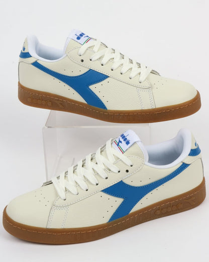 Diadora Game L Low Sneakers Weiß/Imperialblau