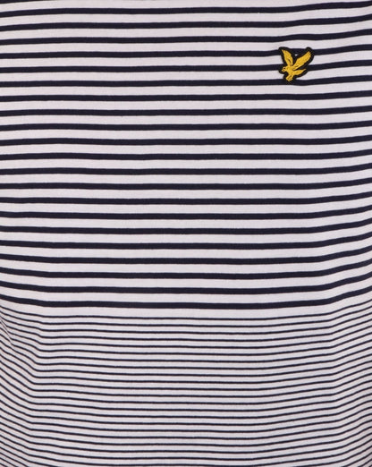 Lyle And Scott – Gestreiftes T-Shirt in Marineblau