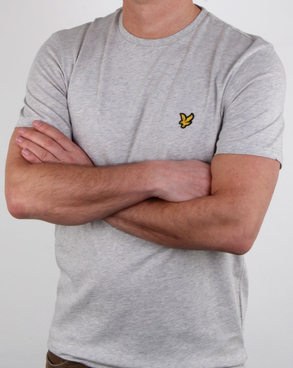 Lyle And Scott – T-Shirt in Hellgraumeliert