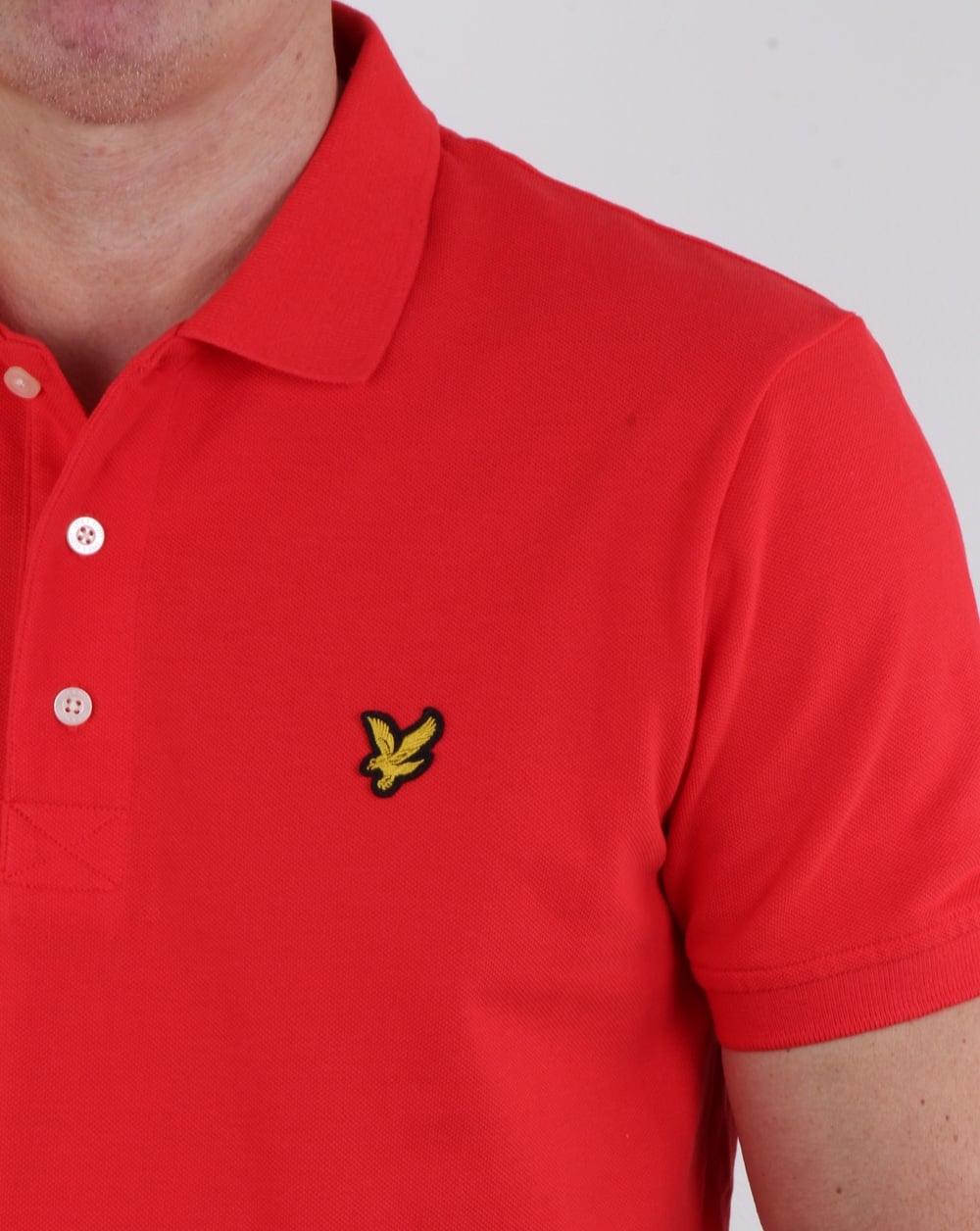 Lyle And Scott – Poloshirt in Mohnfarbe