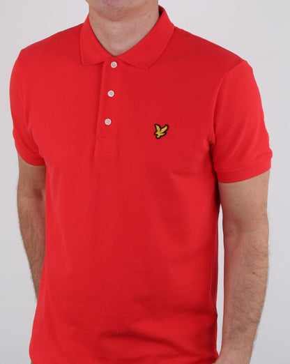 Lyle And Scott – Poloshirt in Mohnfarbe