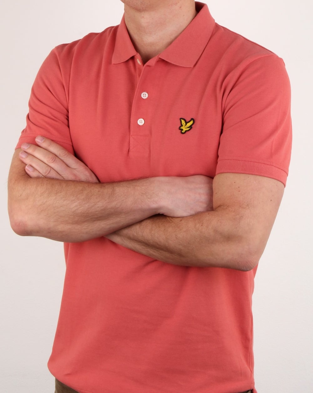 Lyle And Scott Polo Shirt Pink