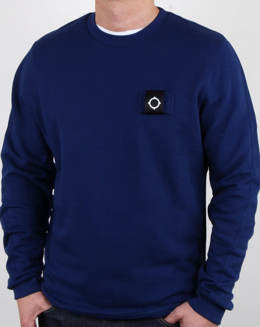 Ma.Strum Ma.strum Training Crew Sweat Dunkles Indigo