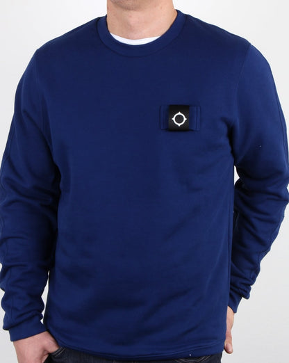 Ma.strum Training Crew Sweat Dunkles Indigo