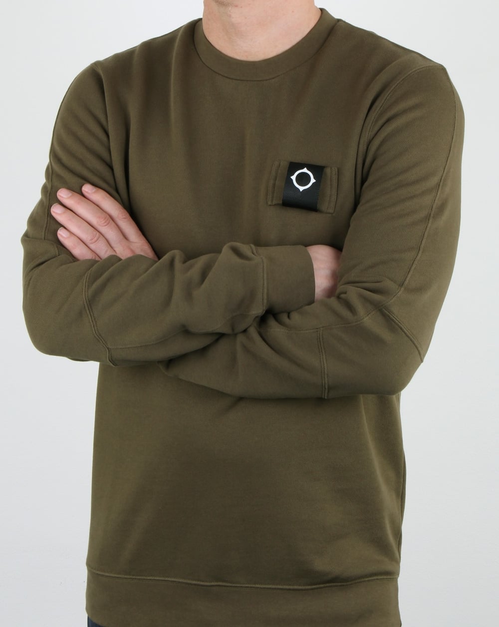 Ma.strum Training Crew Sweatshirt Helles Khaki