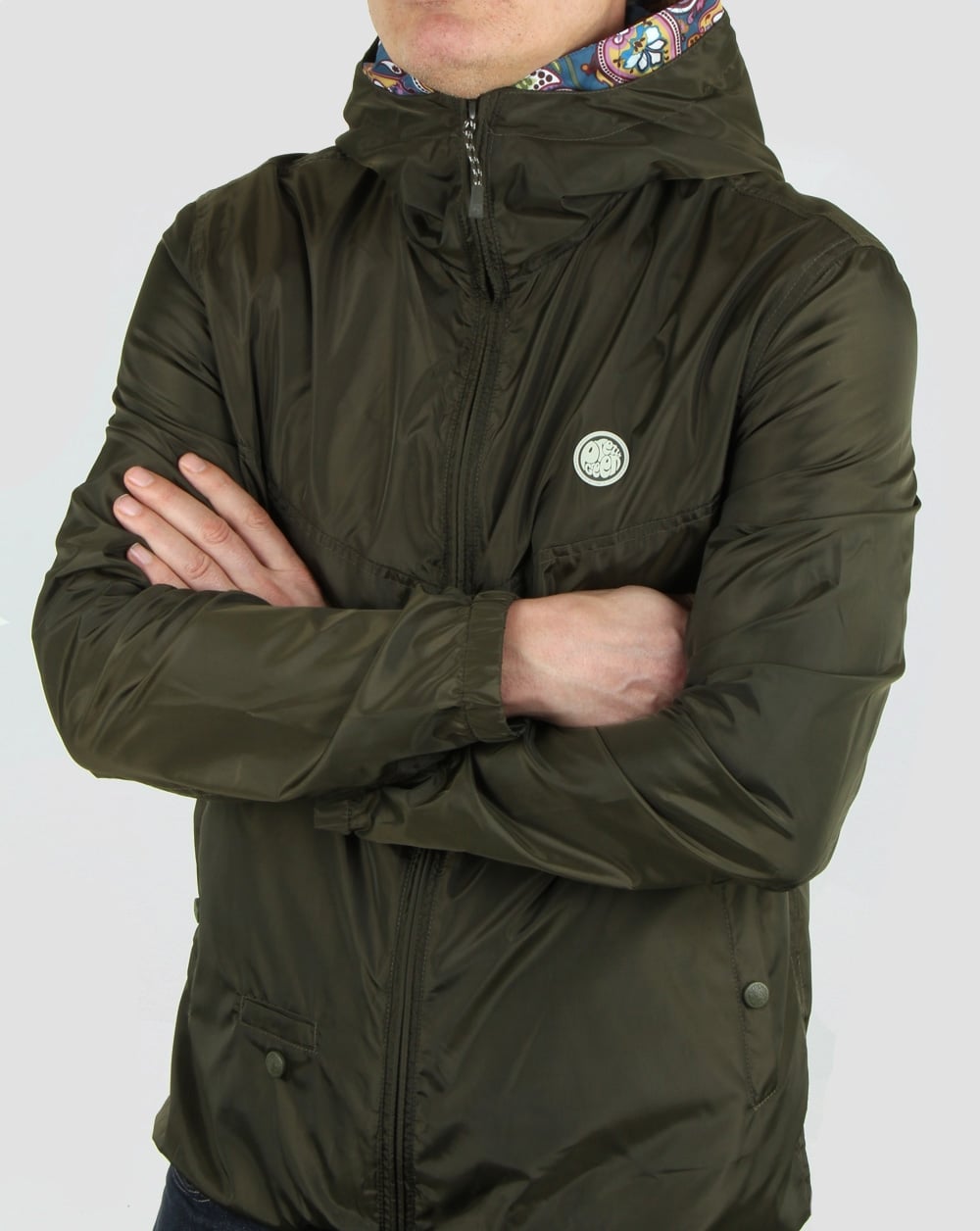 Pretty Green Darley Jacke Khaki