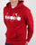 Diadora Logo Hoodie Red