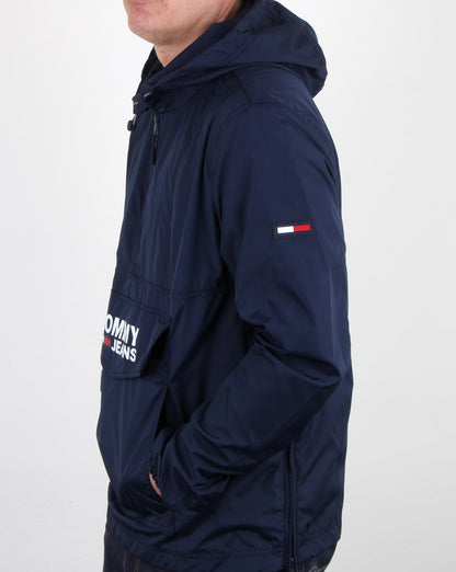 Tommy Hilfiger Pop-Over-Anorak, Marineblau