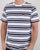 Fila Vintage Terry Style Stripe T Shirt White