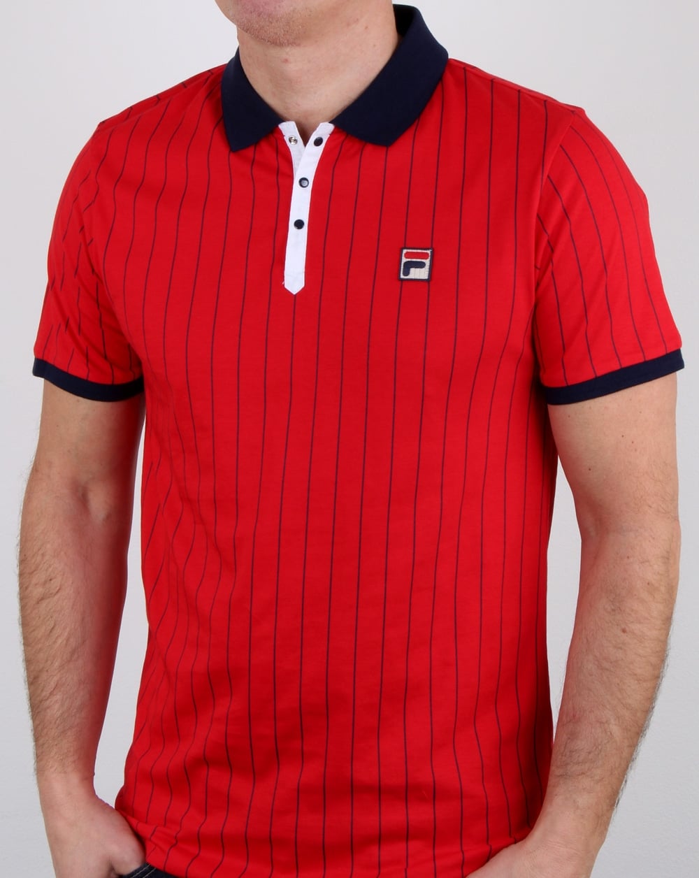 Fila Vintage Bb1 Poloshirt Rot