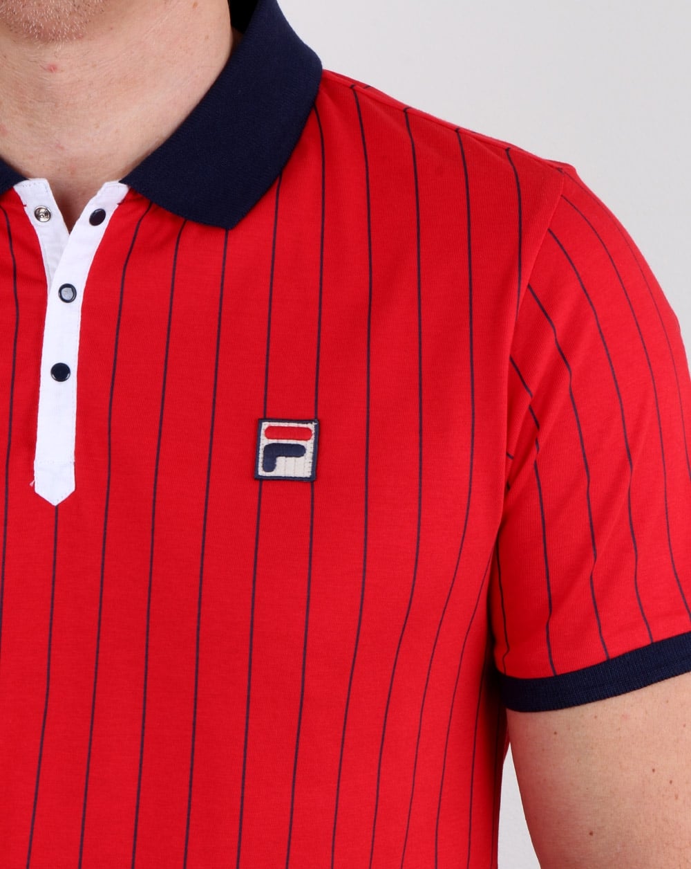 Fila Vintage Bb1 Poloshirt Rot