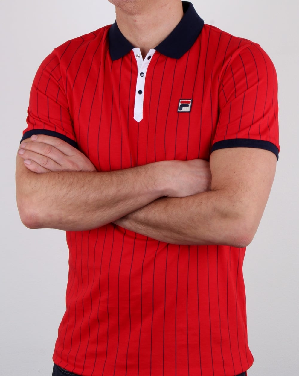 Fila Vintage Bb1 Polo Shirt Red