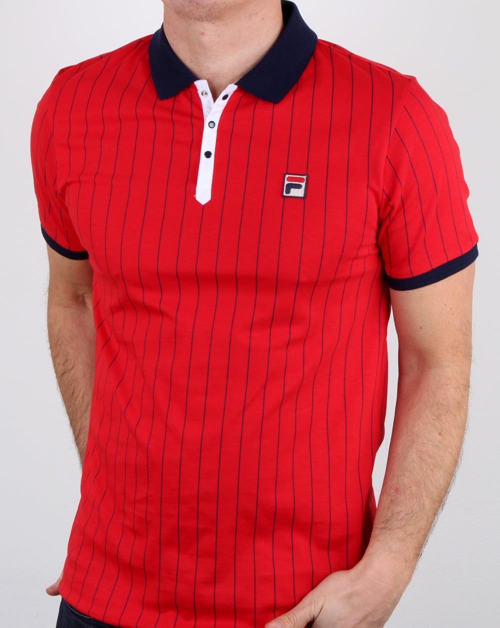 Fila Vintage Bb1 Poloshirt Rot