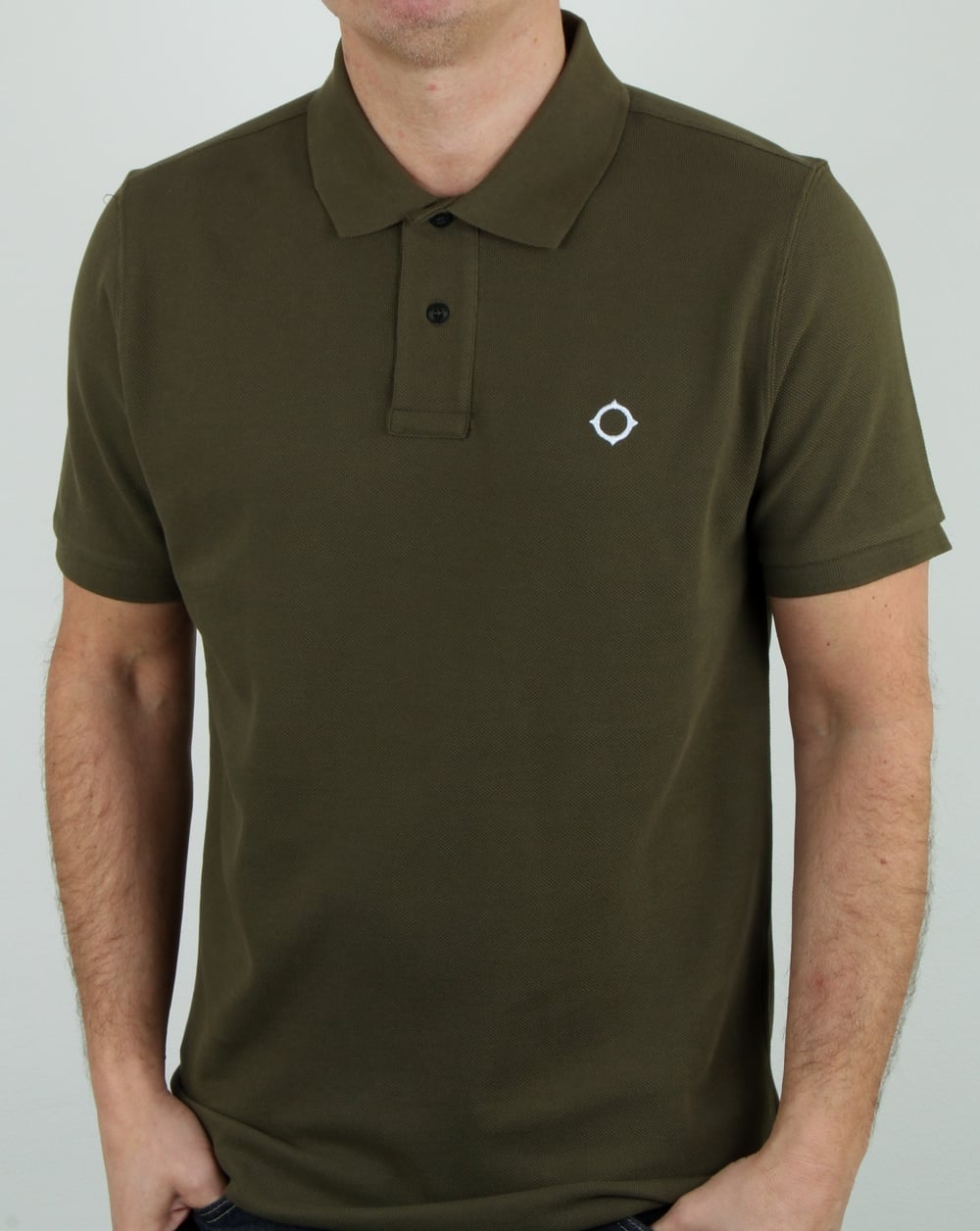 Ma.strum Piqué Icon Poloshirt Hellkhaki