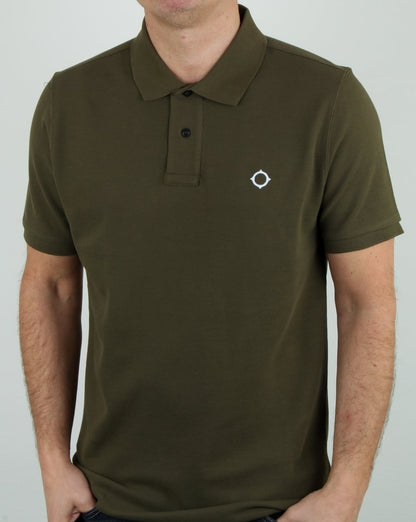 Ma.strum Piqué Icon Poloshirt Hellkhaki