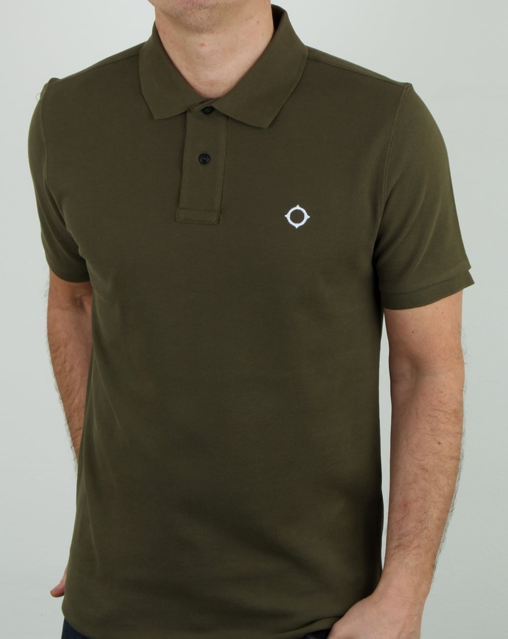 Ma.strum Piqué Icon Poloshirt Hellkhaki