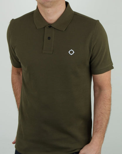 Ma.strum Piqué Icon Poloshirt Hellkhaki